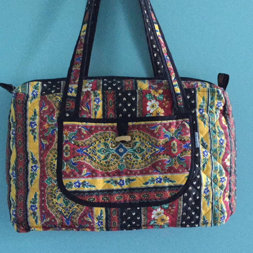 Quilted Provence tote